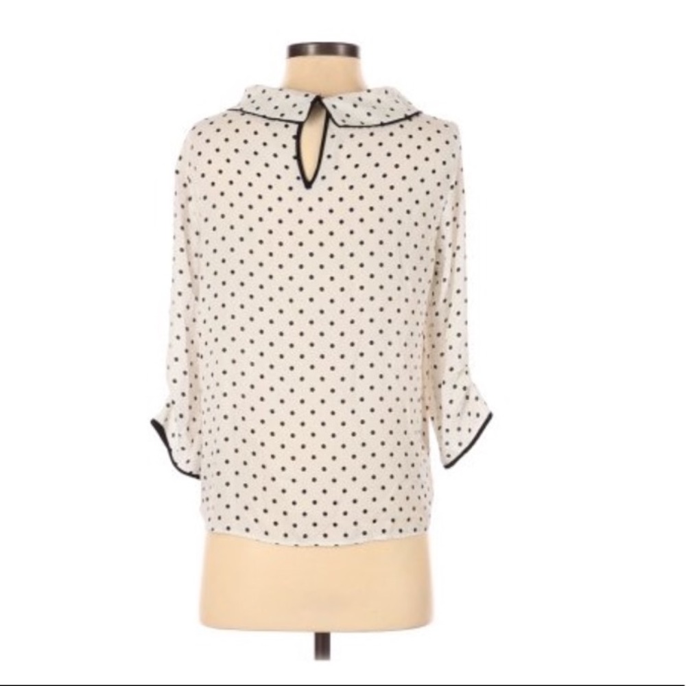Zara Basic Polka Dot Print- White and Black